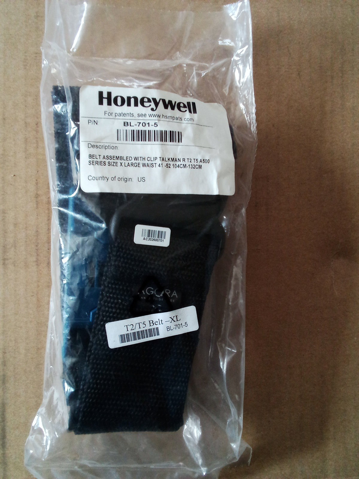 Honeywell Talkman Belt BL-701-5