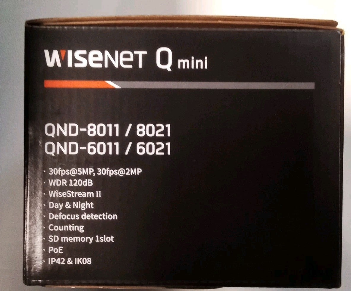Wisenet Q Mini QND-8011/8021 Camera