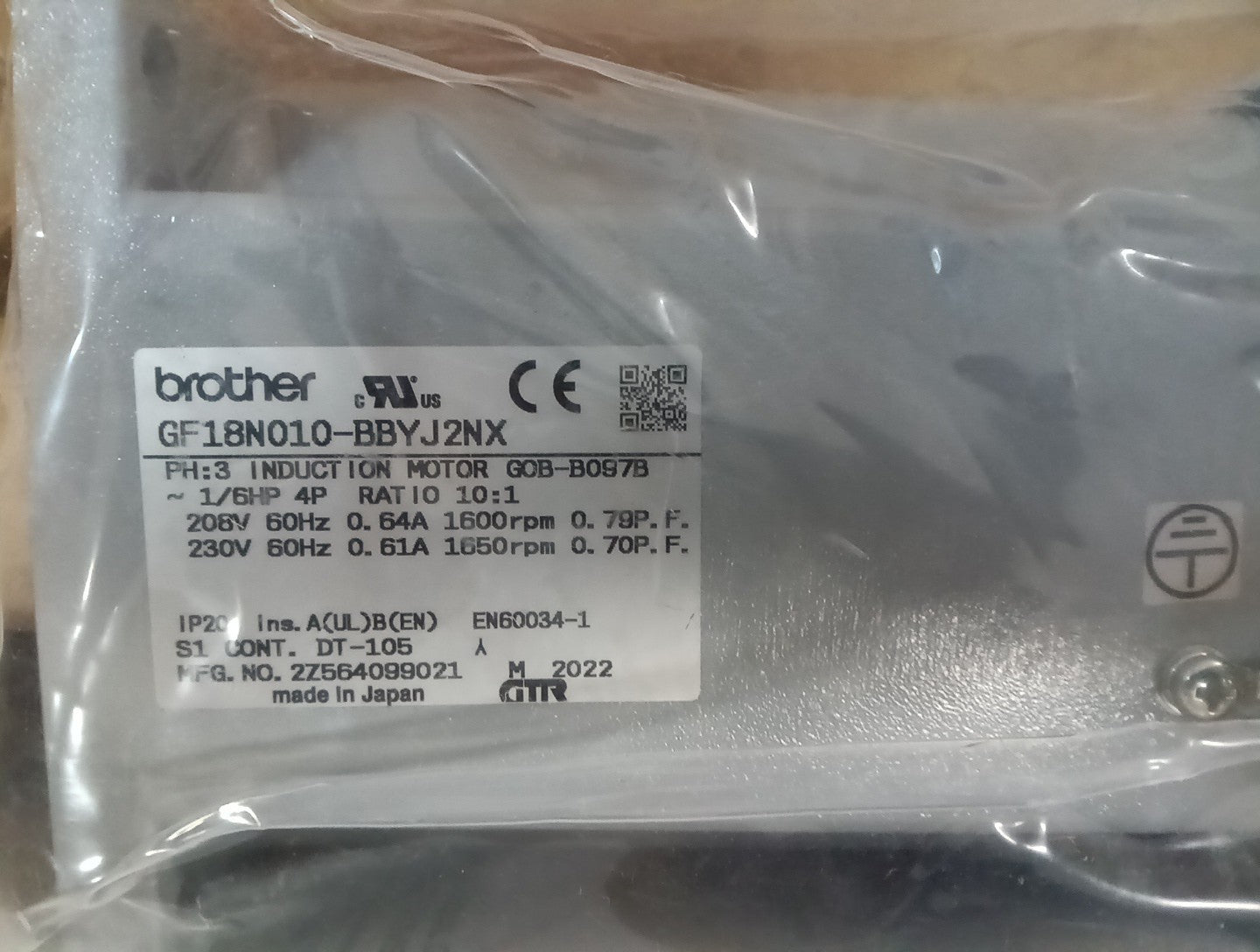 BROTHER GF18N010-BBYJ2NX MOTOR