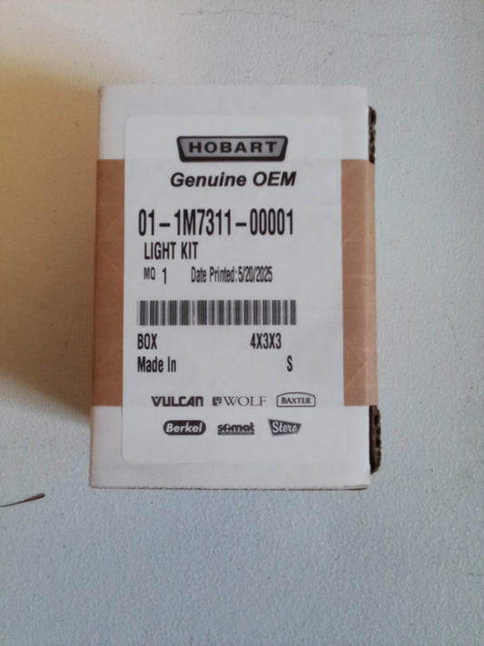 01-1M7311-00001 Hobart Light Replacement Kit - Ov310/Ov500 Ovens Genuine OEM