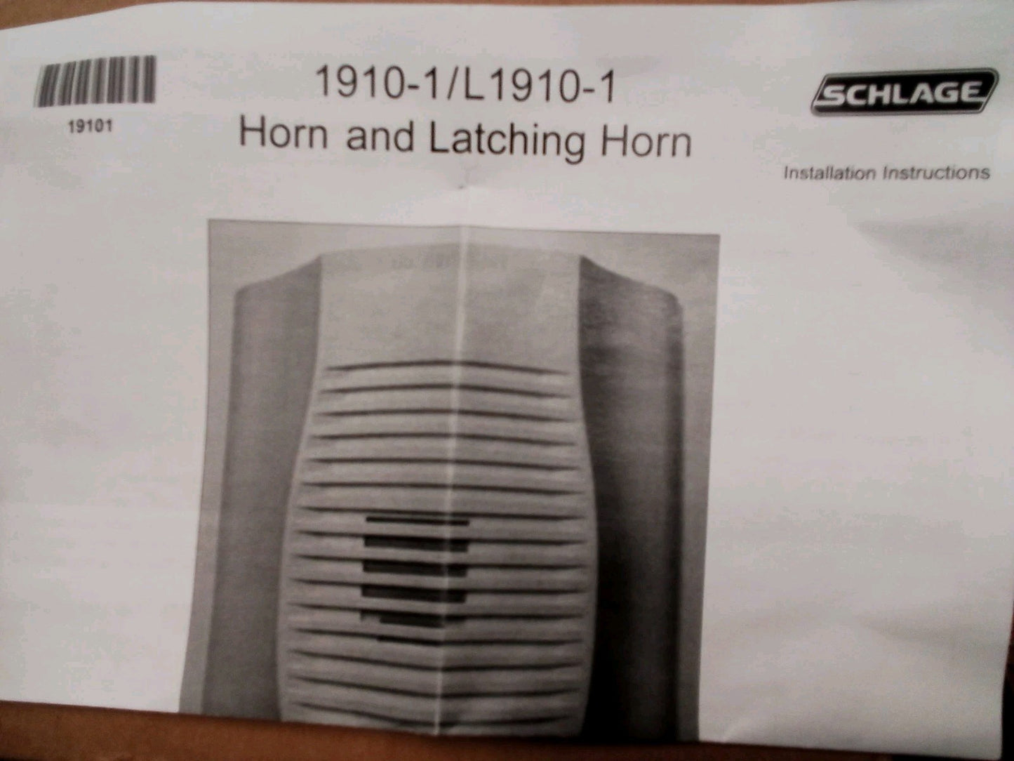 Schlage Electronic Surface Mount 12/24V Horn w/Latching (L1910-1)