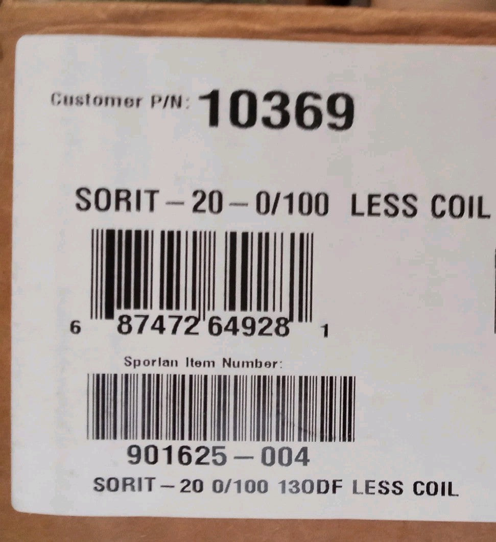 Sporlan SORIT-20-0/100 EPR Valve NOS. Less the coil