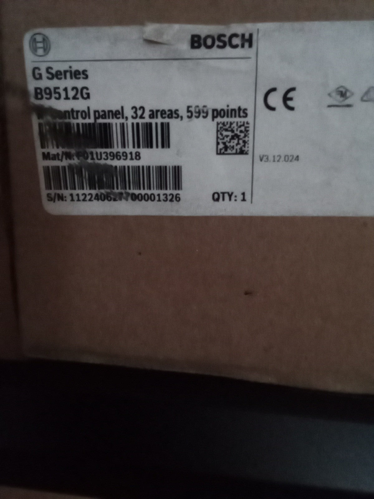 Bosch D9412GV2 IP Alarm System Control Panel G Series