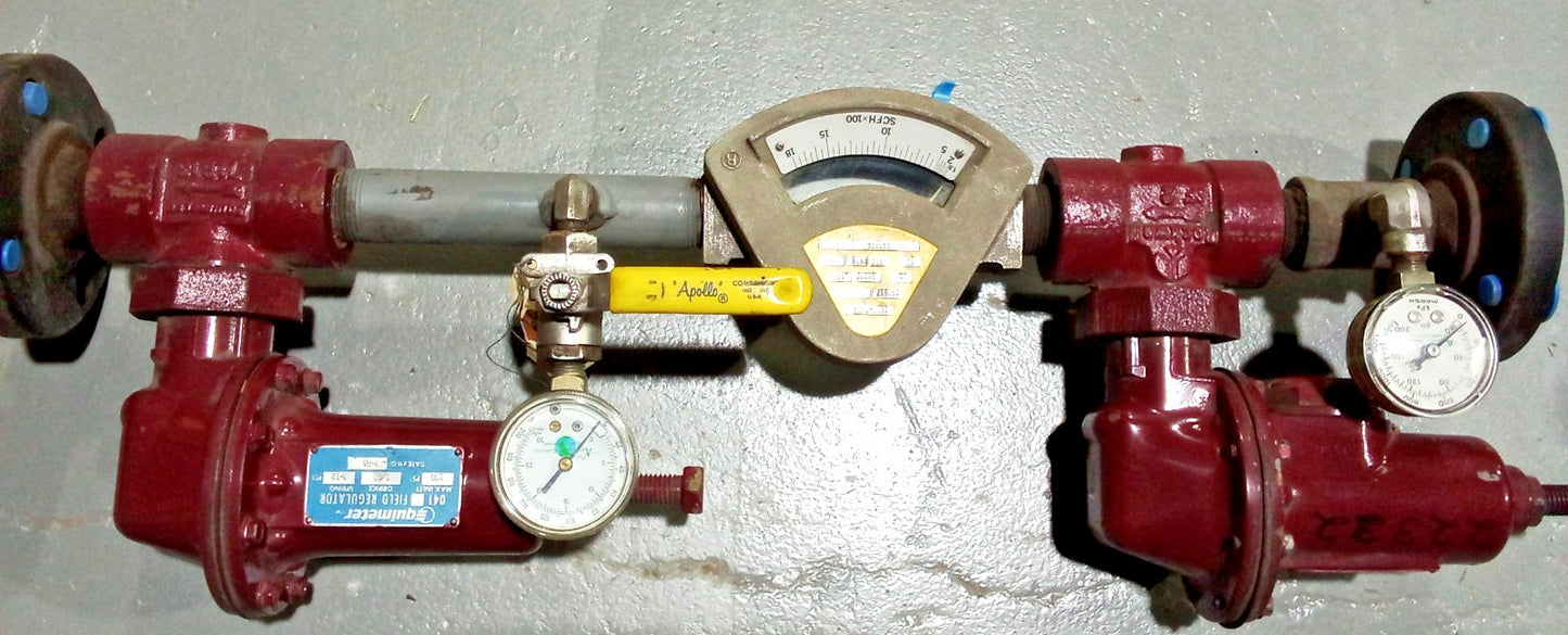 Equimeter 041 field Regulator ERDCO See-Flo Nitrogen Gas Control Assembly