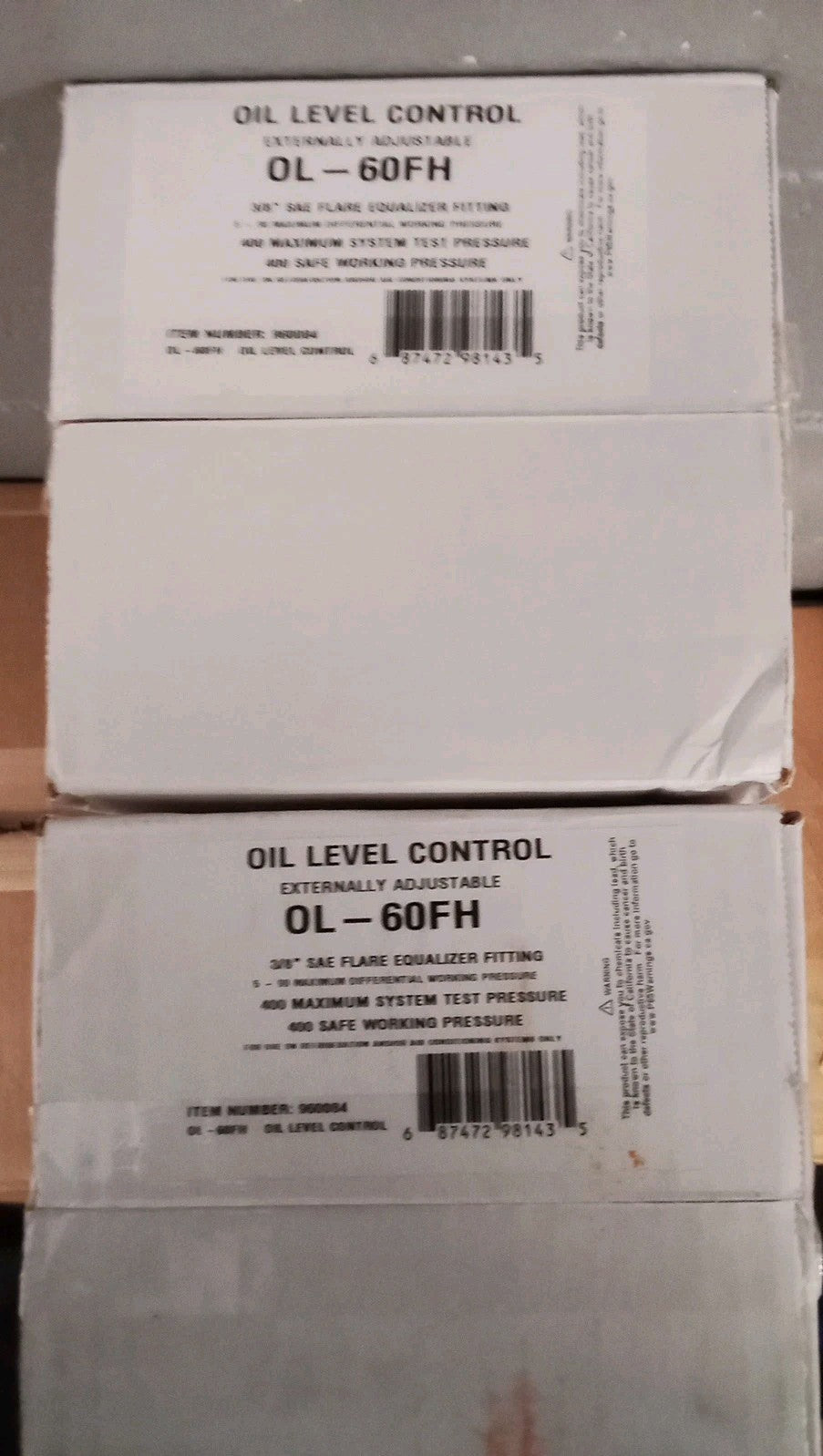 Sporlan 960084 Oil Level Control 3 Bolt Flange OL-60FH NEW! FREE SHIPPING!