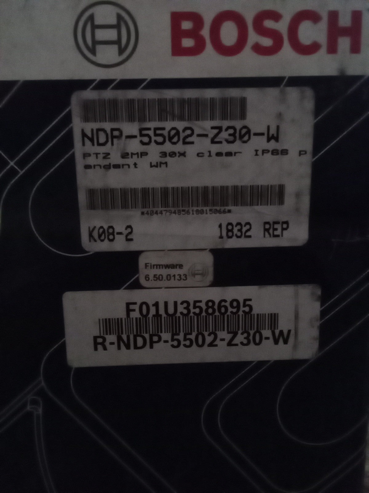 Bosch Pendant Camera NDP-5502-Z30-W