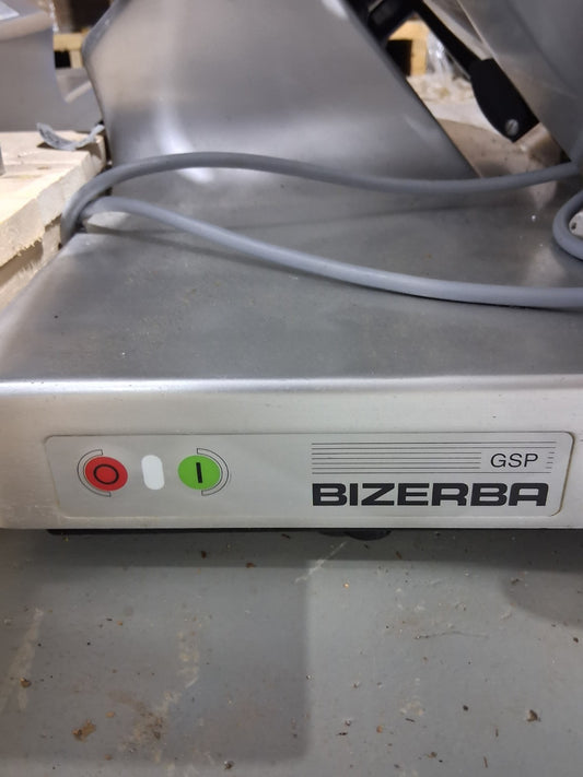 BIZERBA GSP H HEAVY DUTY MANUAL GRAVITY FEED DELI CHEESE MEAT SLICER