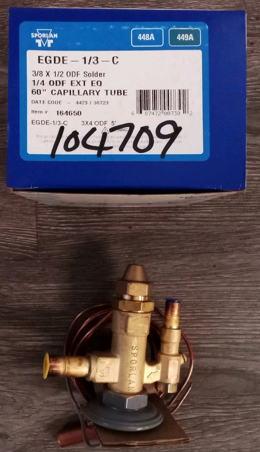 Sporlan thermostatic expansion valve Edge -1/3-C  PN(164650)