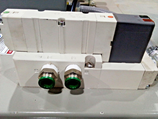 Allen Bradley SMC Pneumatic Control Panel Assembly VQ4201-3W1 Air Valve Regulato