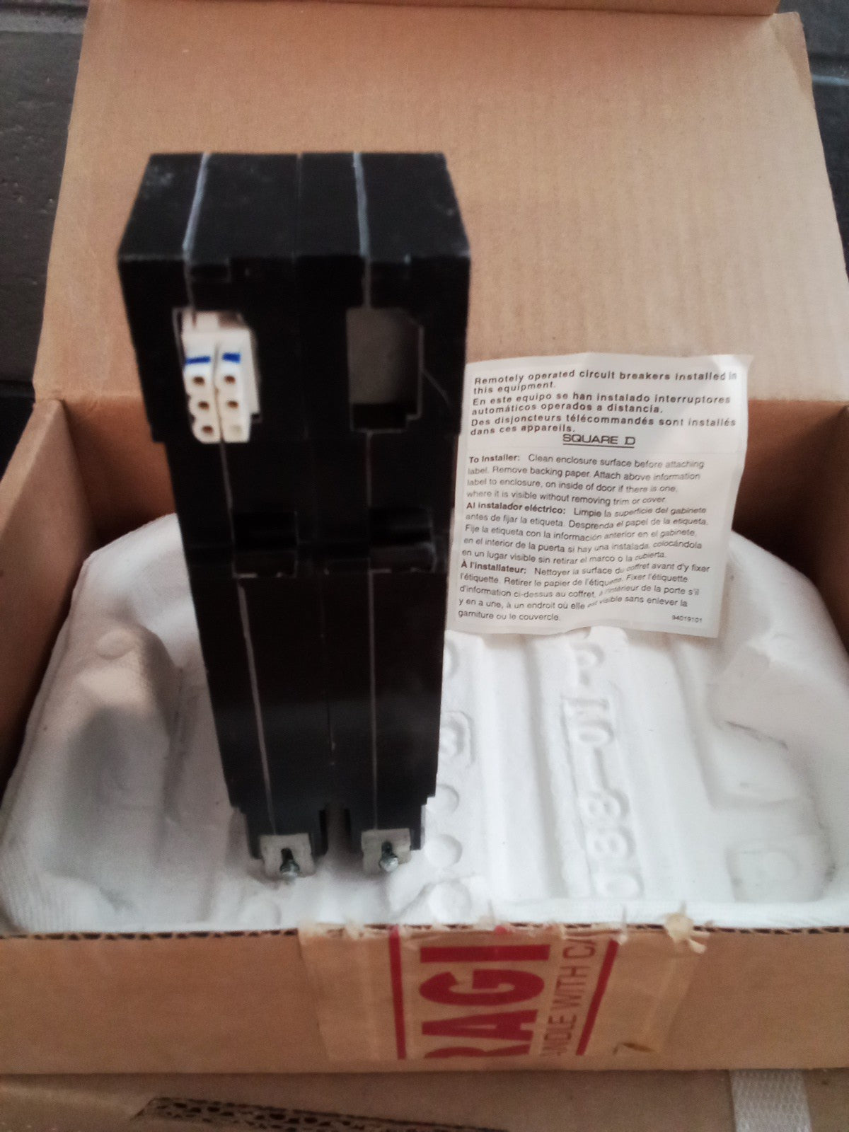 Square D ECB24030G3 Circuit Breaker