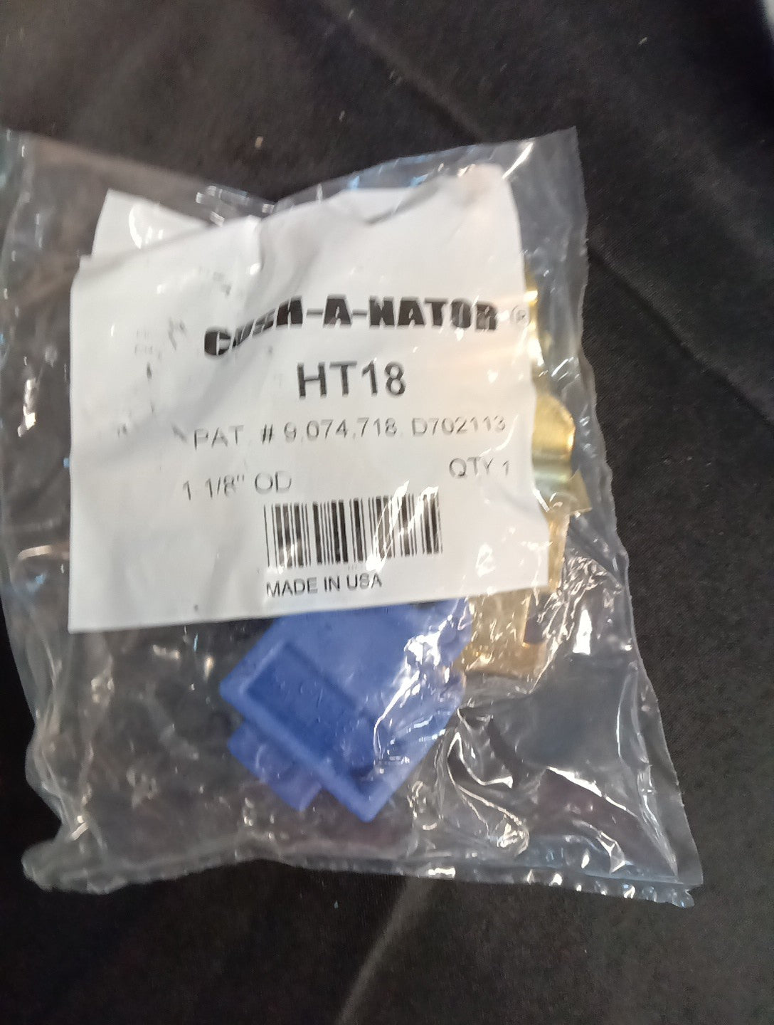 CUSH-A-NATOR HT18 Cushioned Clamp 1-1/8" OD Tube Steel Clamp