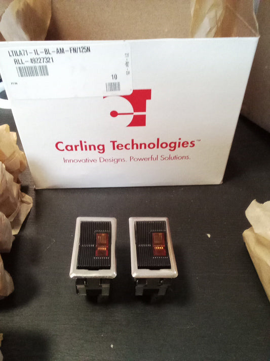 Carling Technologies Rocker Switch LTILA71-1L-BL-AM-FN/125N
