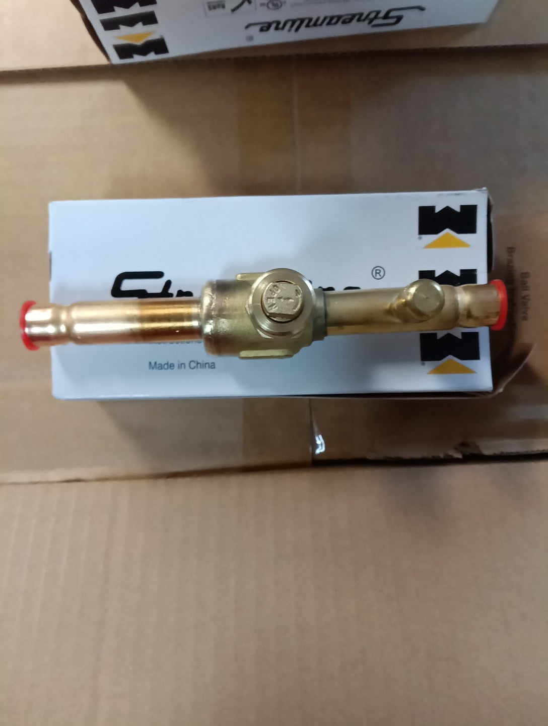 MUELLER AQ17861C Refrigeration CYCLEMASTER Ball Valve 1/2" w/ Access Port