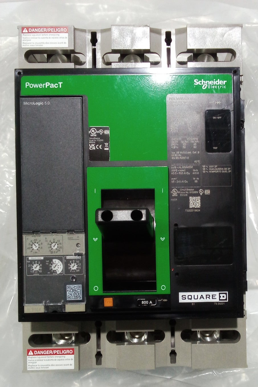 Square D MGA36800 800A 600V Circuit Breaker