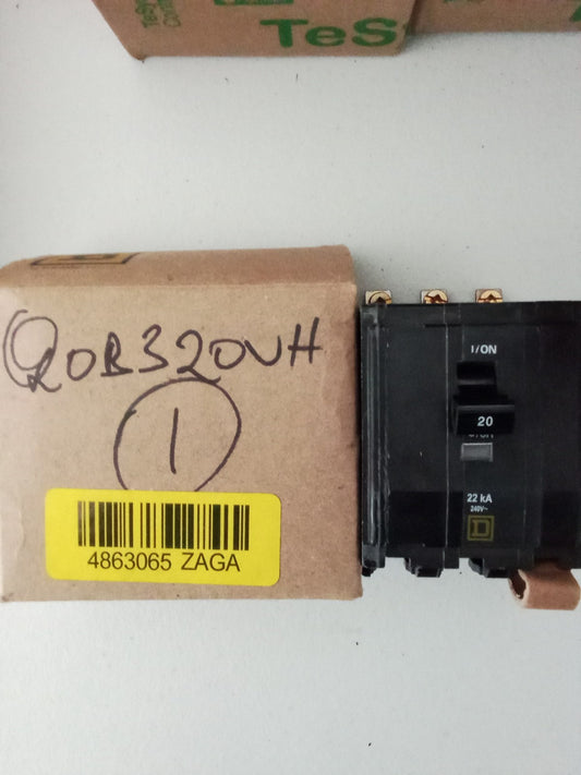 Square D QOB320VH 20 A Miniature Circuit Breaker