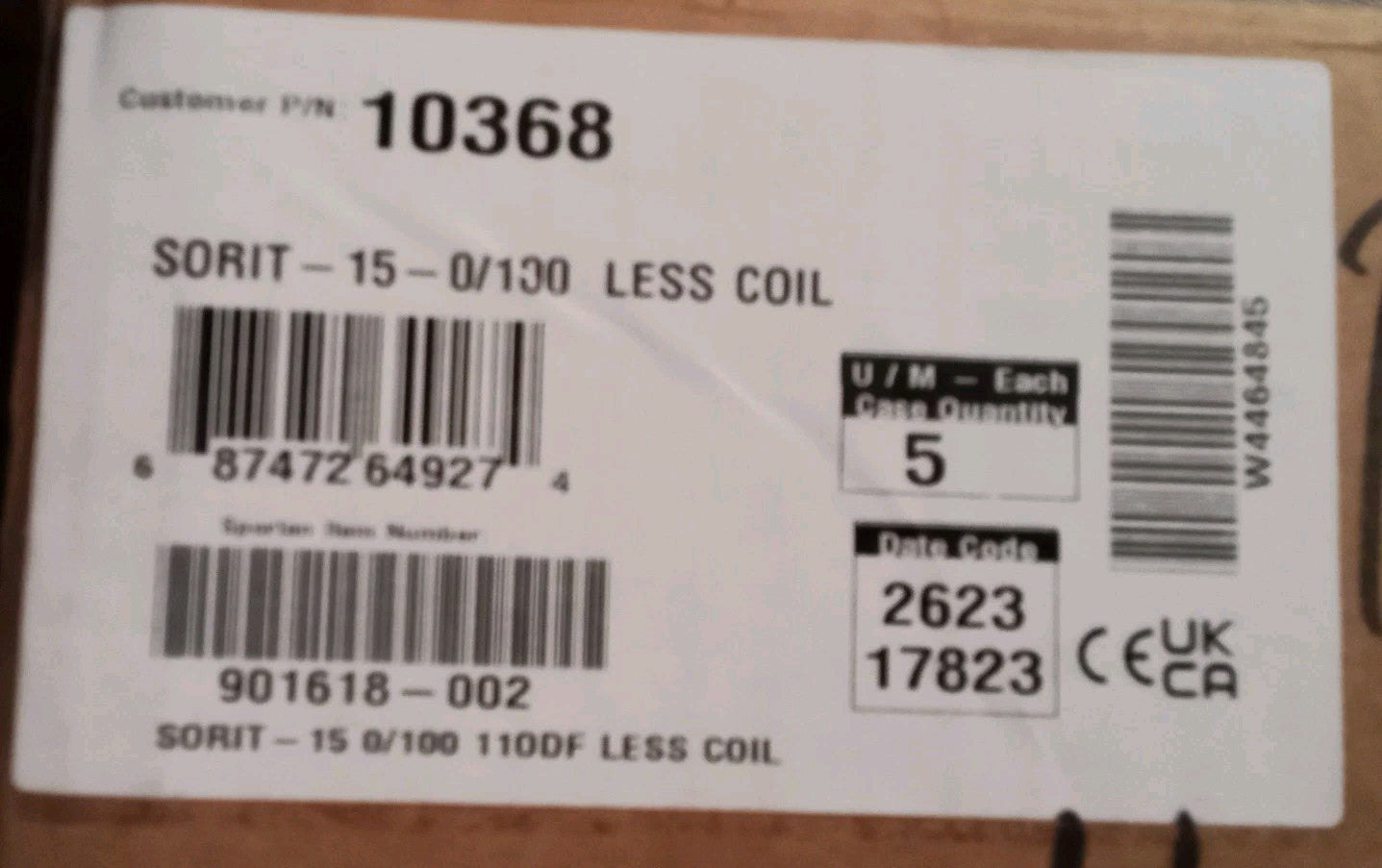 Sporlan SORIT-15-0/100 EPR Valve NOS  Less the coil