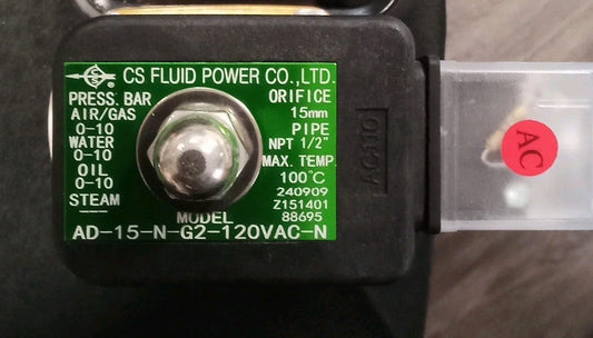 CS Fluid Power Co Solenoid Valve 240909