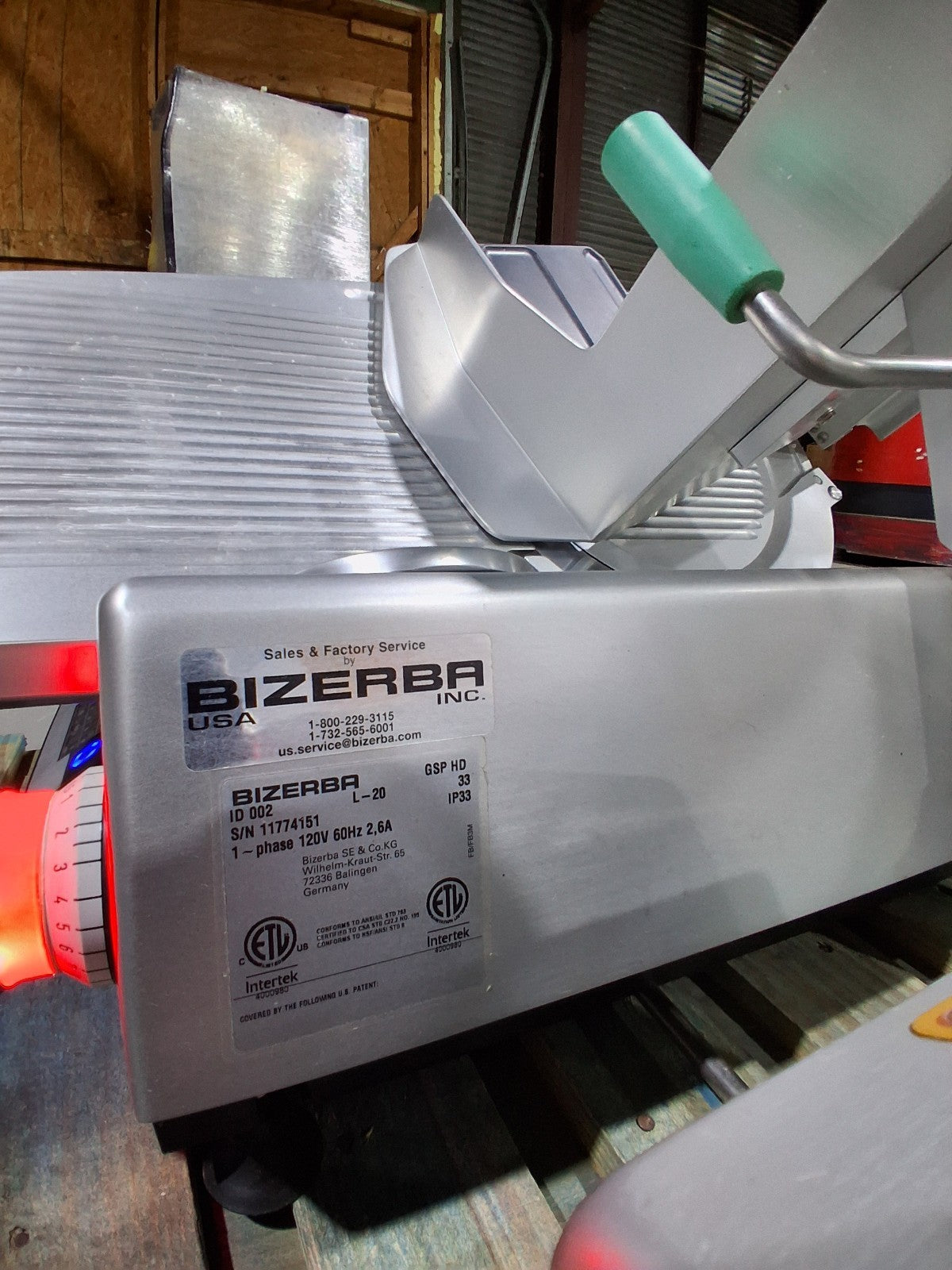 Bizerba Automatic Slicer GSP HD 33 Meat Cutter Deli Cheese Touchscreen Panel