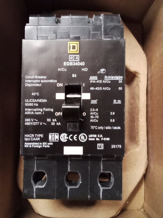 Square D EGB34040 Circuit Breaker