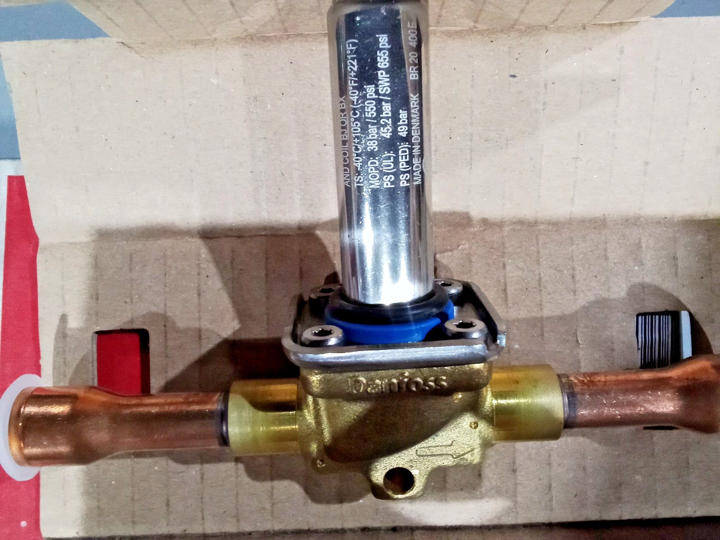 Danfoss EVR6 Refrigeration Solenoid Valve Body 400-25895 Made in Denmark HVAC