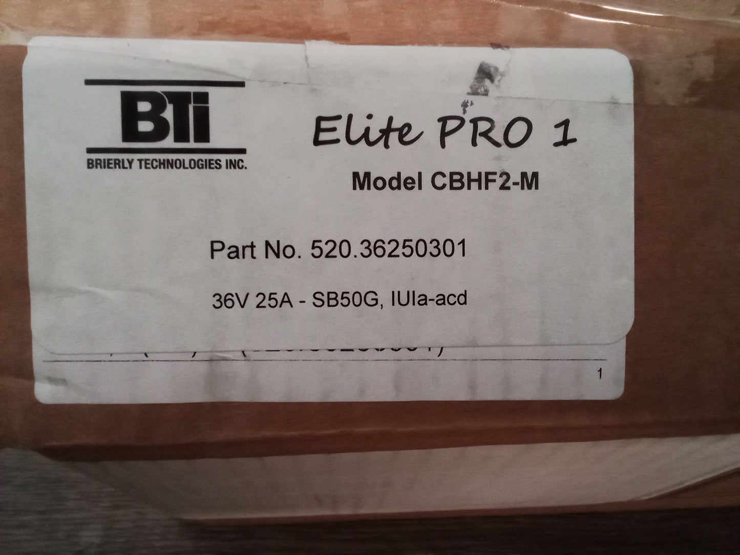 Elite Pro 1 High Frequency Battery Charger CBHF2-M
