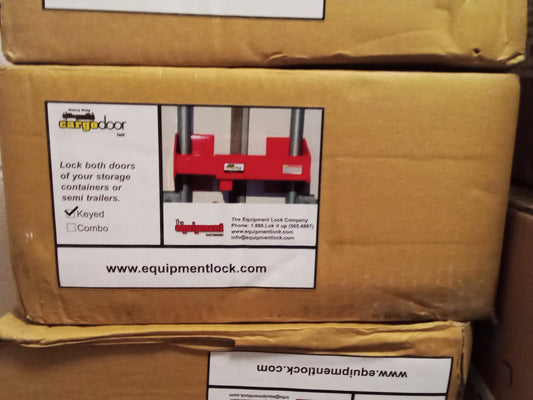 CargoDoor reinforced trailer door lock, keyed