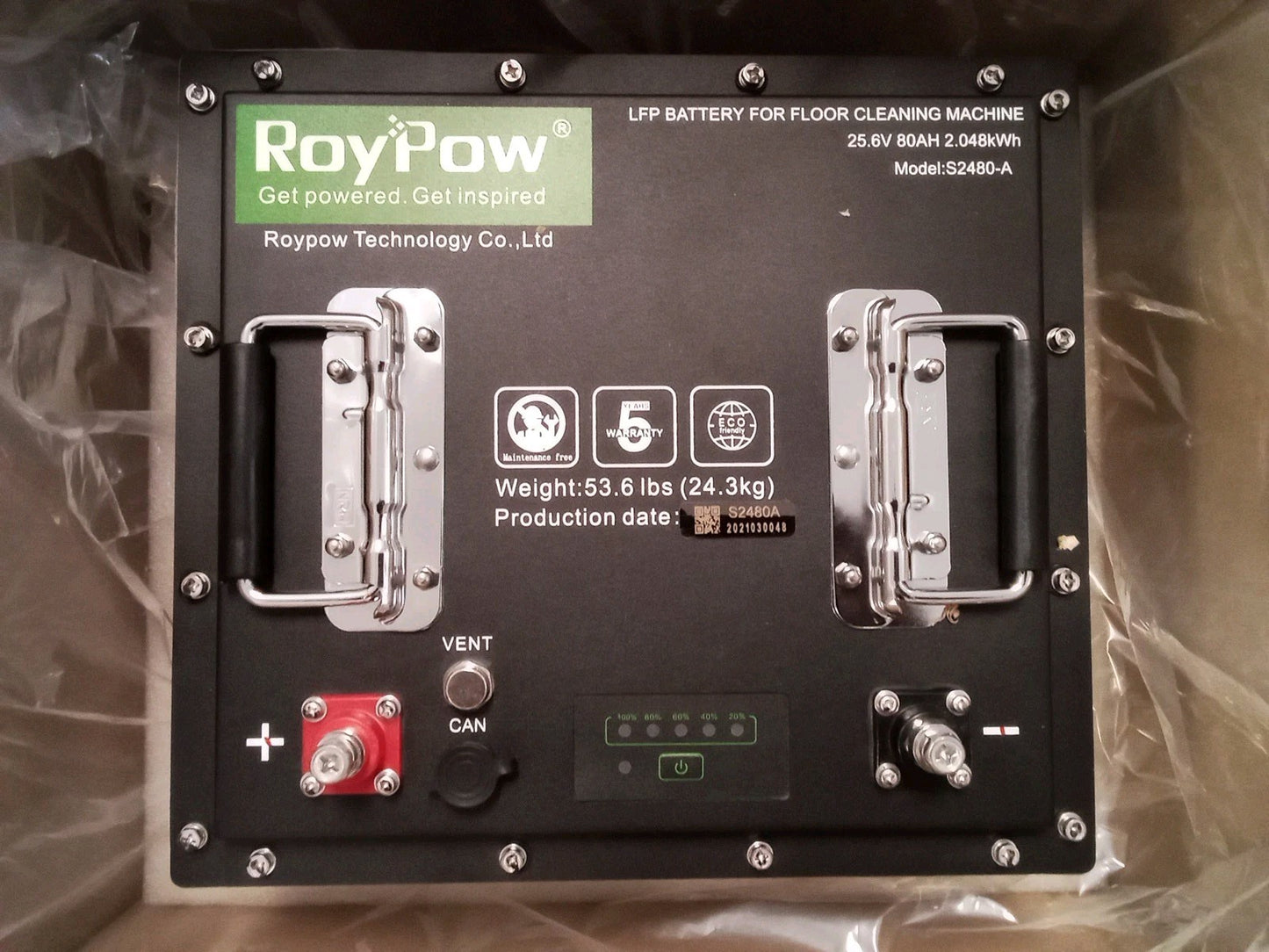 Roy Pow LFP Floor Cleaning Machine Battery S2480-A