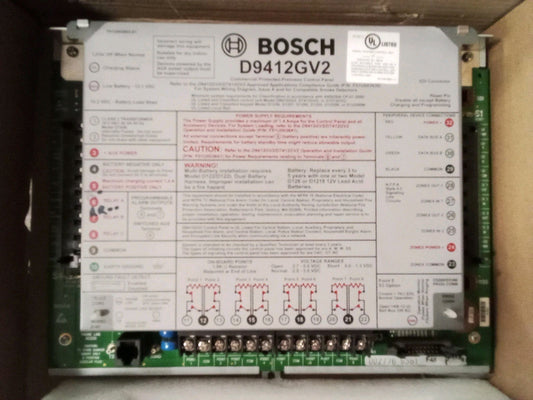 Bosch D9412GV2 IP Alarm System Control Panel G Series