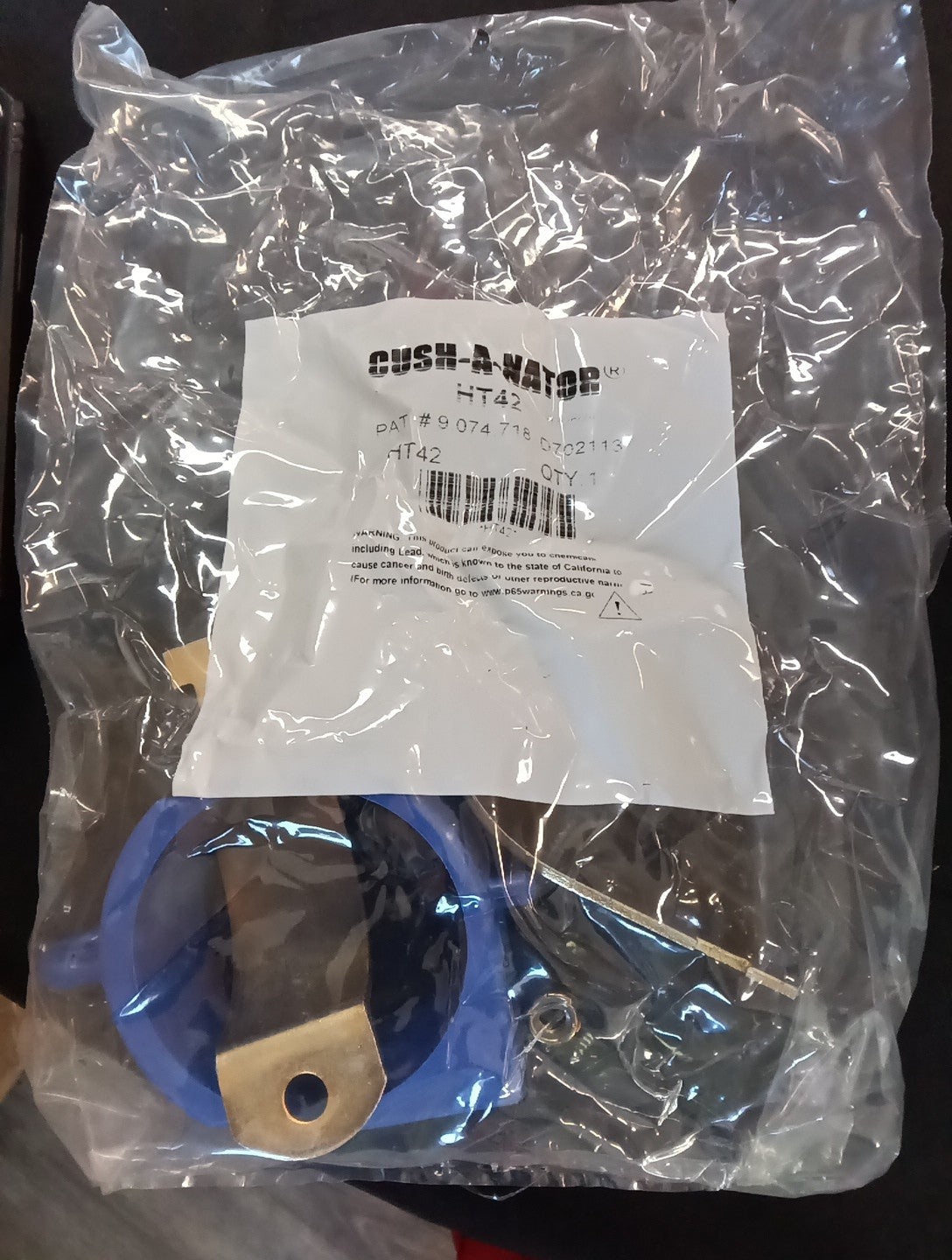 Cush-A-Nator Ht42ss Cushioned Clamp, Ht, 2-5/8 In. Tube