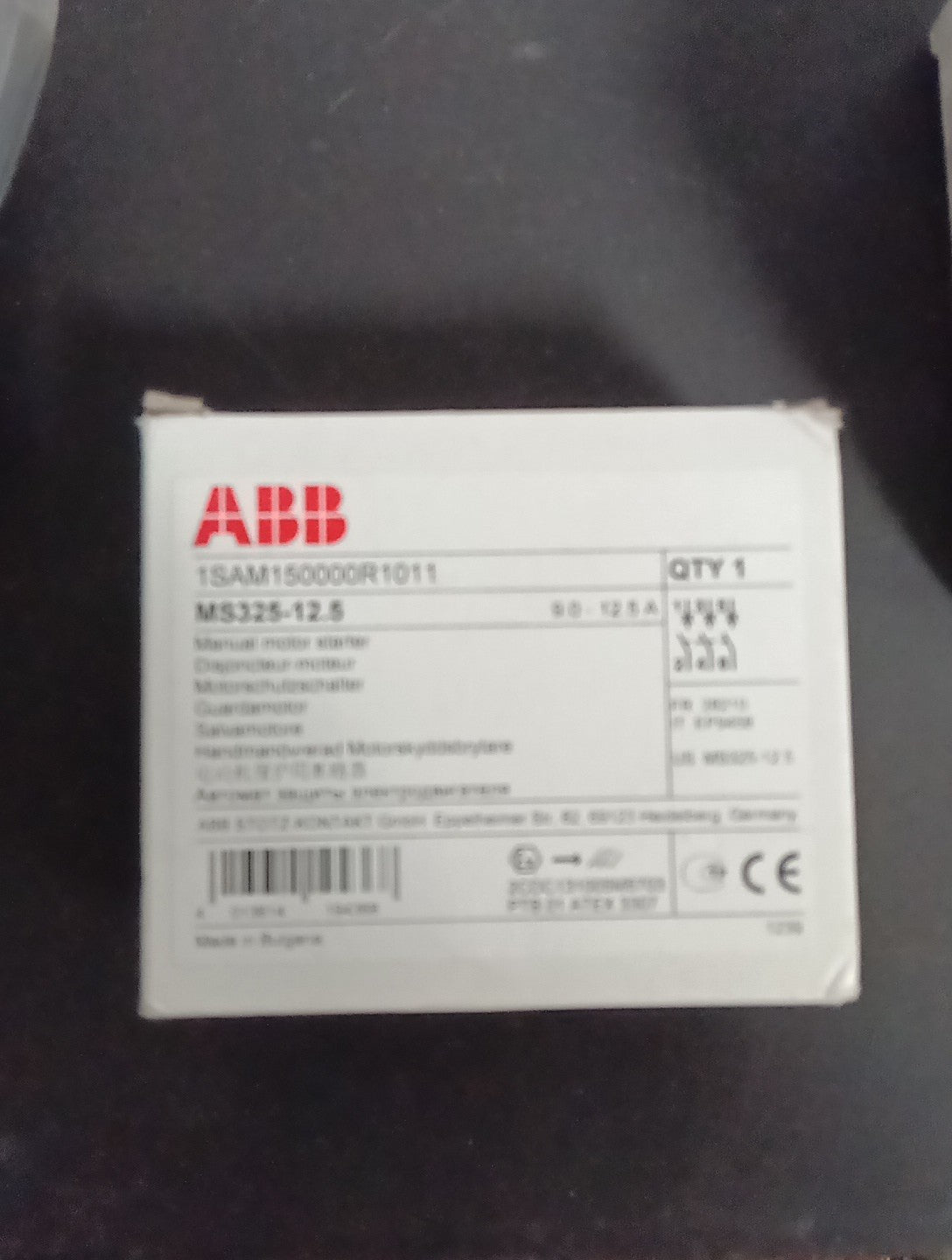 Manual Motor Starter ABB MS325-9.0 1SAM150000R1011