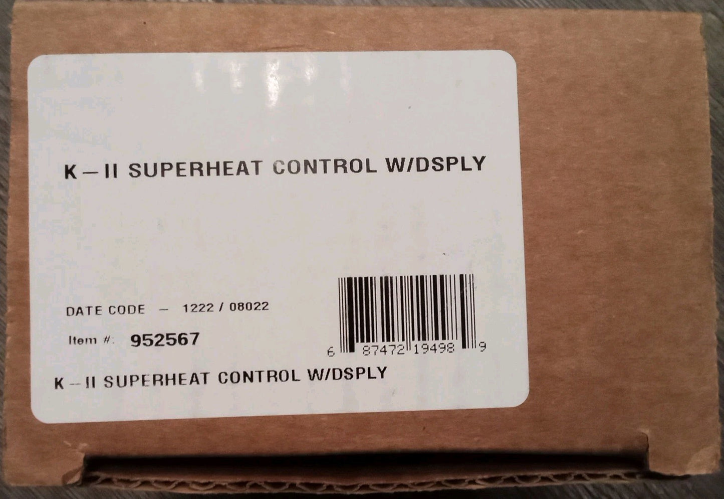 Parker k-II Superheat Control W/Display 08A13054