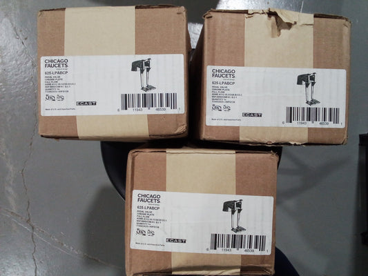 Chicago Faucets 625-LPABCP, Foot-Operated Remote Valve With Long Pedals