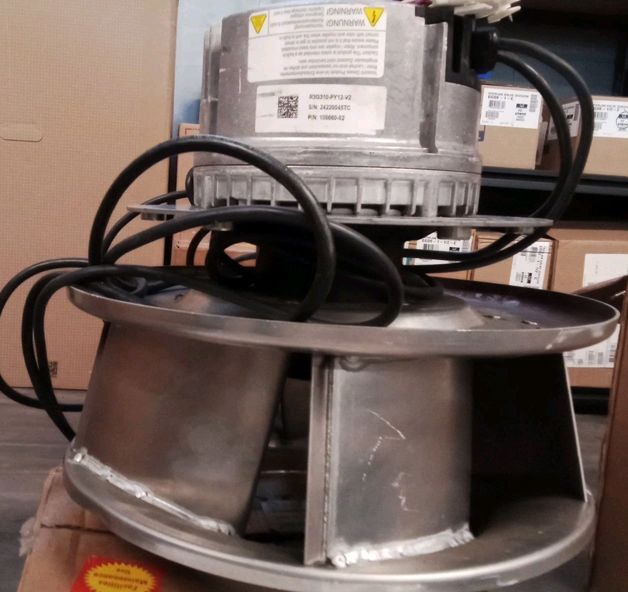 EBM-Papst MTRand Impeller 28B29 (P/N 621157-06)
