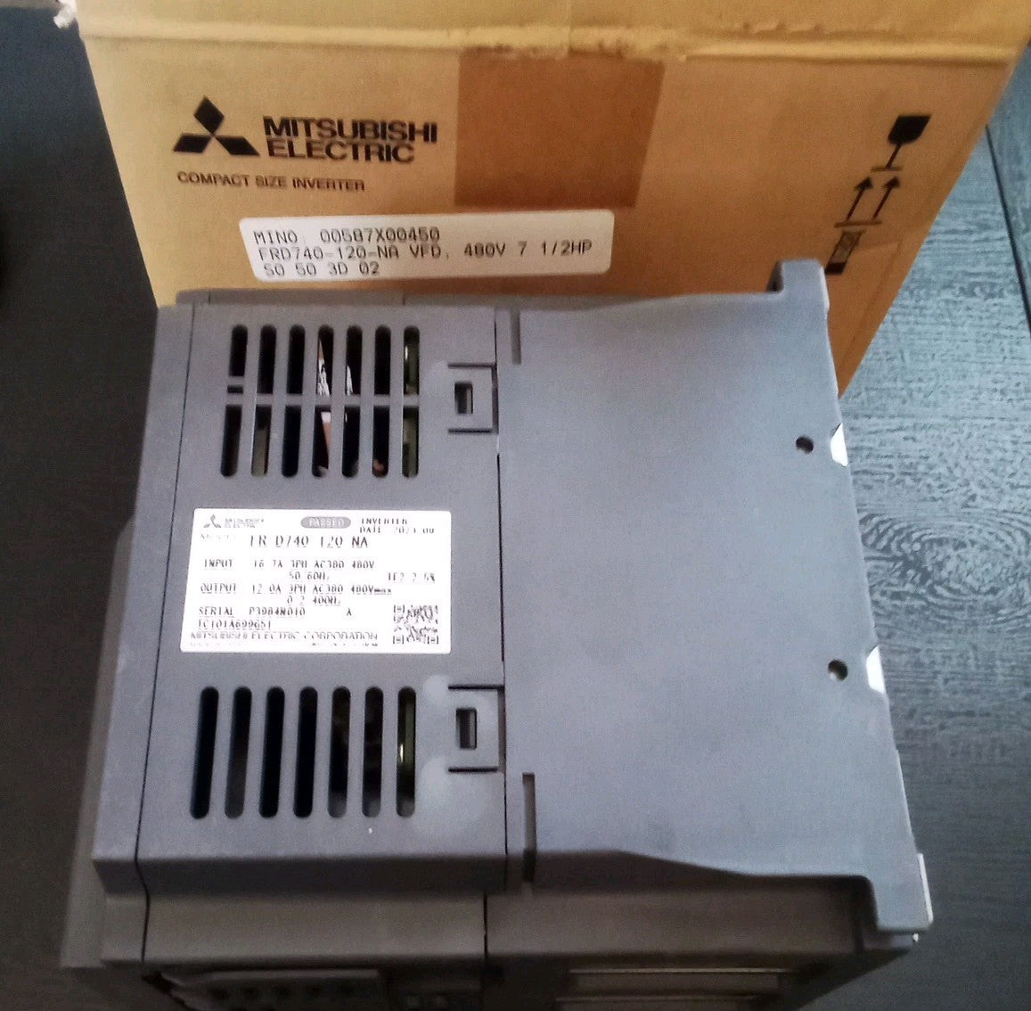 Mitsubishi FR-D740-012-NA Compact Size Inverter Program For 5hp