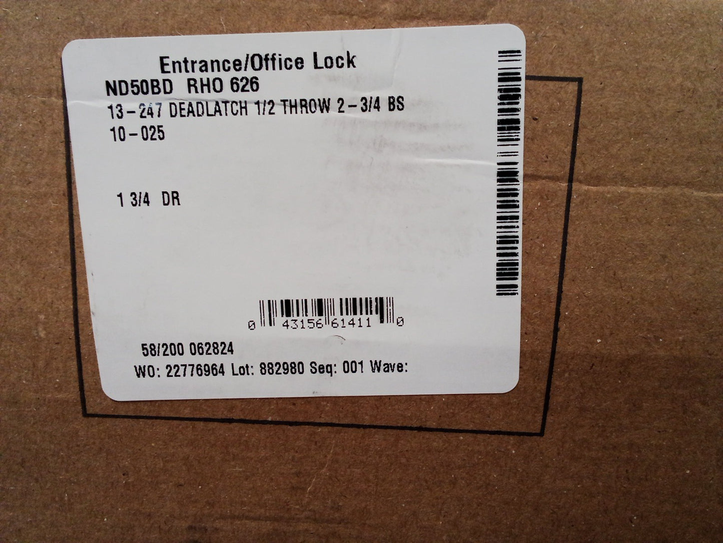 Schlage Lock Assembly P515-409