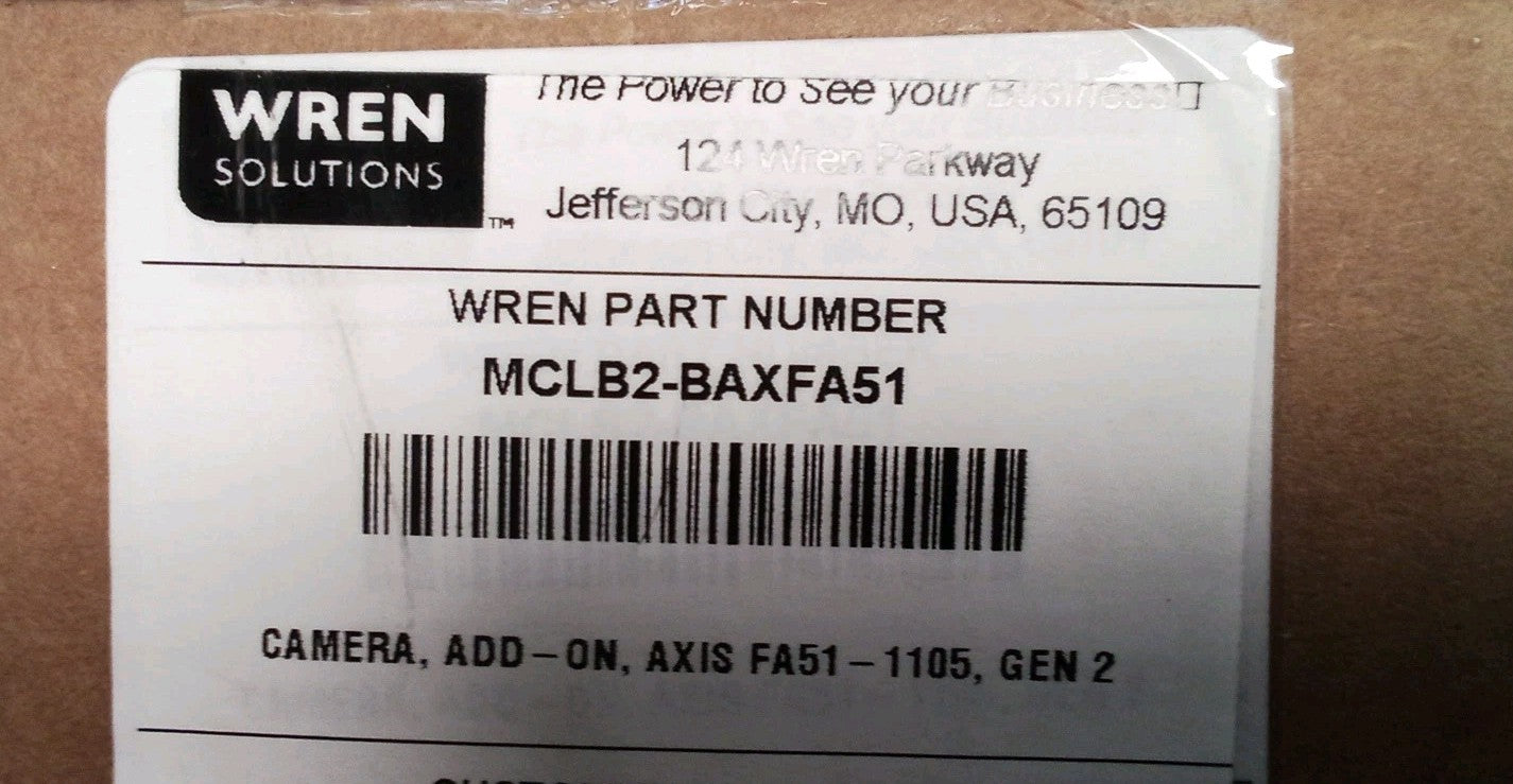 Wren Camera MCLB2-BAXFA51