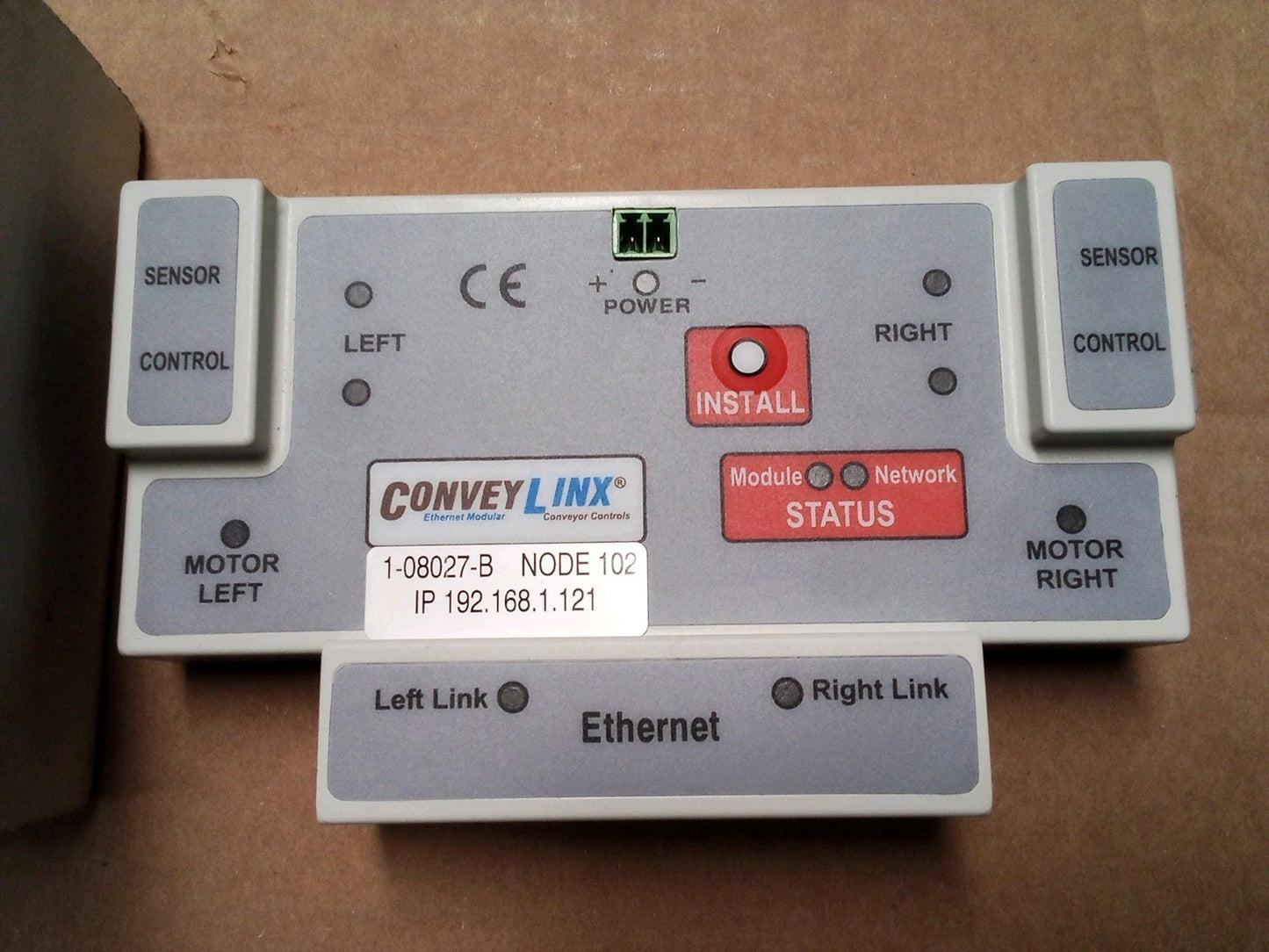 ConveyLinx Pulseroller Conveyer Control Ethernet Module 1-08027-B