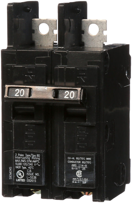Siemens BQ2B020 Ground Fault Breaker