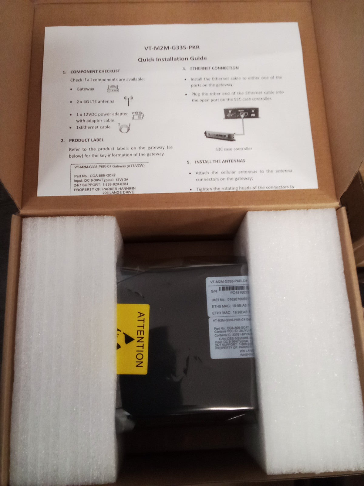 Parker Antenna VT-M2M-G335-PKR