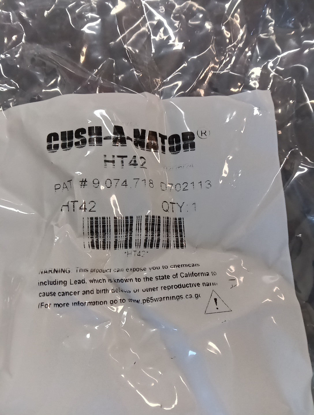Cush-A-Nator Ht42ss Cushioned Clamp, Ht, 2-5/8 In. Tube