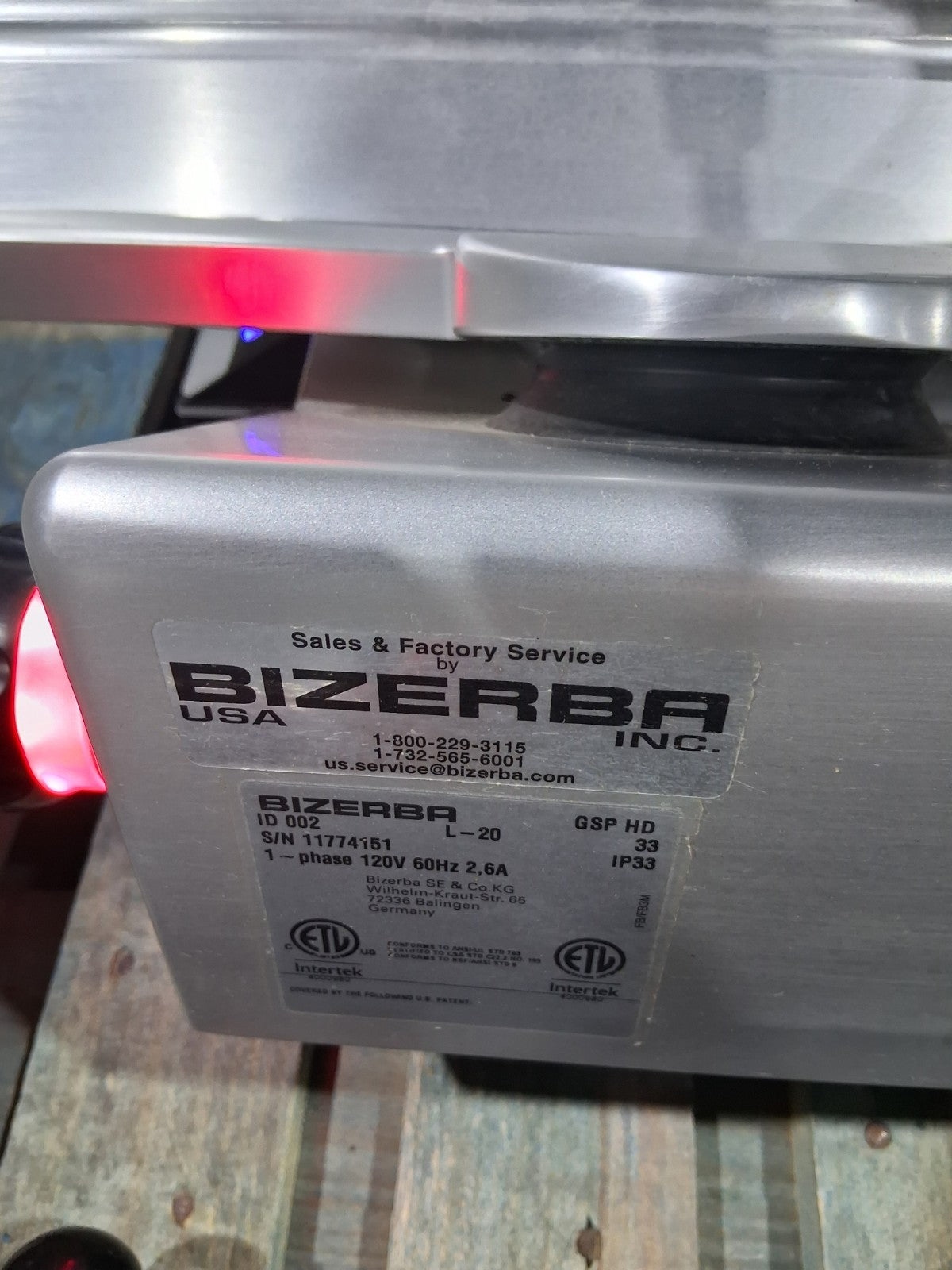 Bizerba Automatic Slicer GSP HD 33 Meat Cutter Deli Cheese Touchscreen Panel