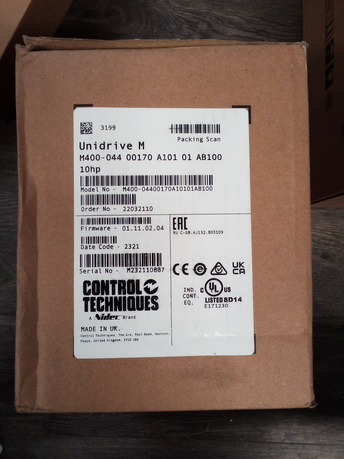 Nidec Unidrive M400