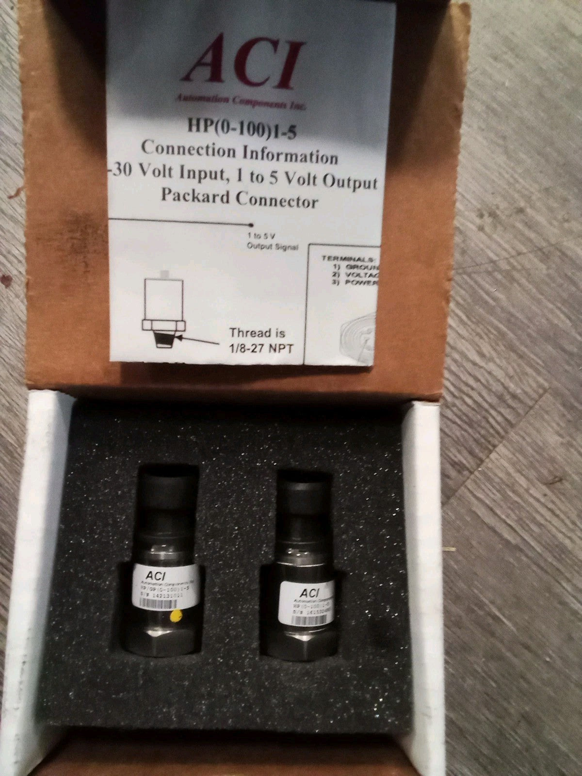 ACI 96115 Pressure Sensor – 0–100 HP