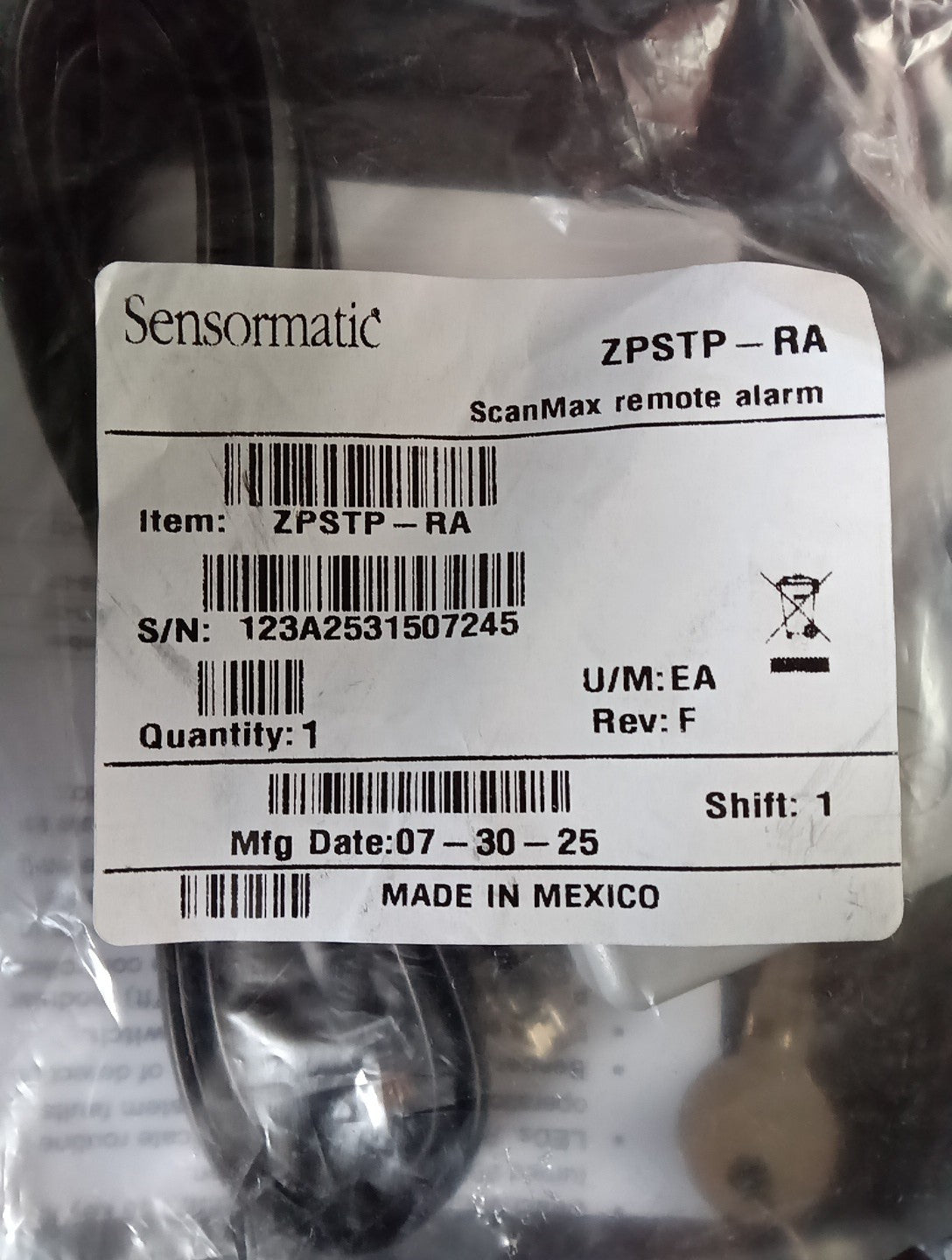 Sensormatic ZPSTP-RA STP Remote Alarm Module Kit NEW