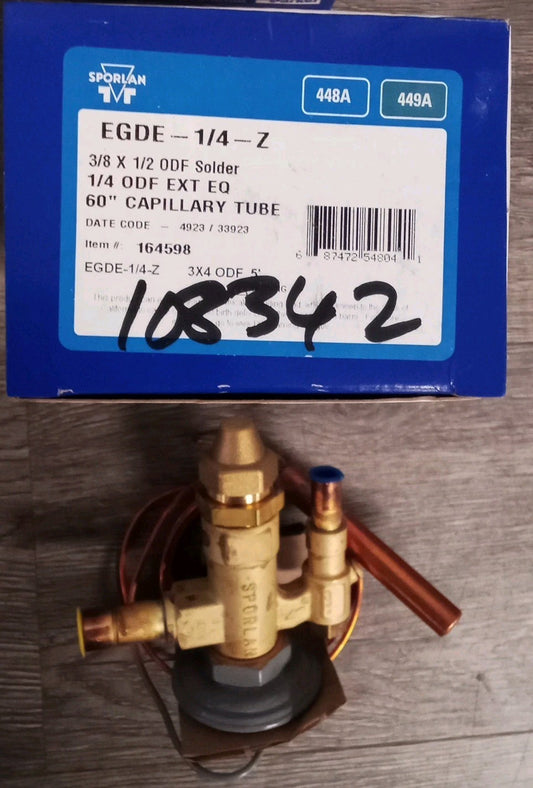 Sporlan thermostatic expansion valve Edge-1/4-Z PN(164598)