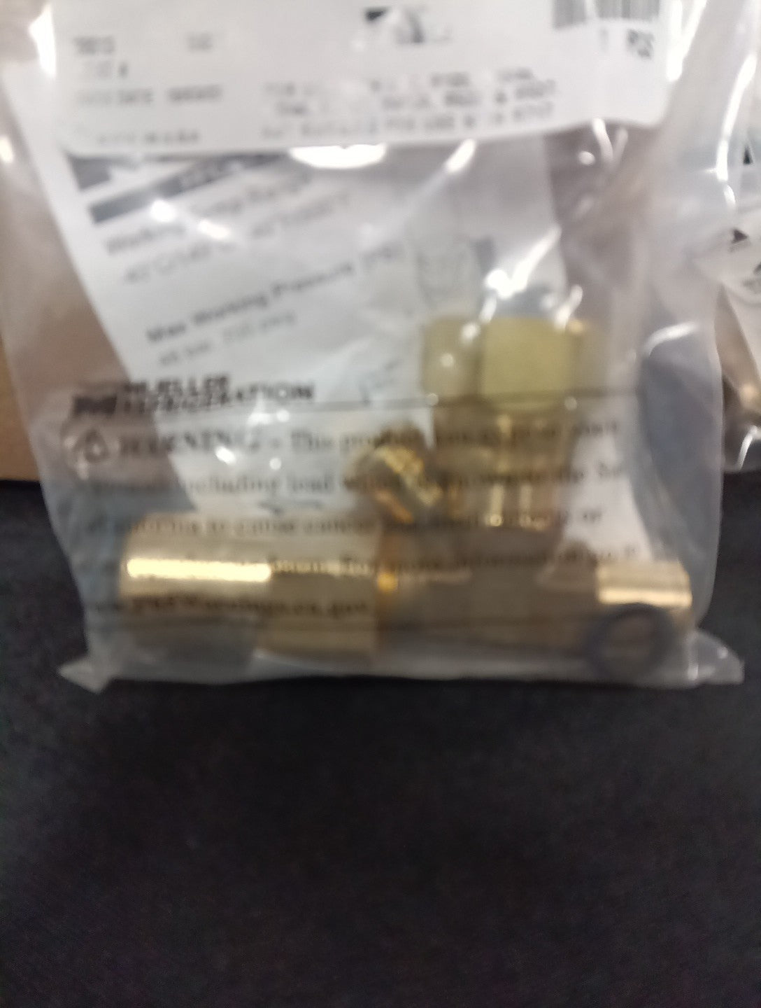 Receiver Valve-  Mueller B35499 3/8SWIVEL 3/8" ODI-1/2 ODE VLV