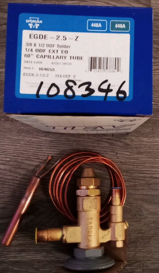 Sporlan Thermostatic expansion valve Edge-2.5-Z   PN(164653)