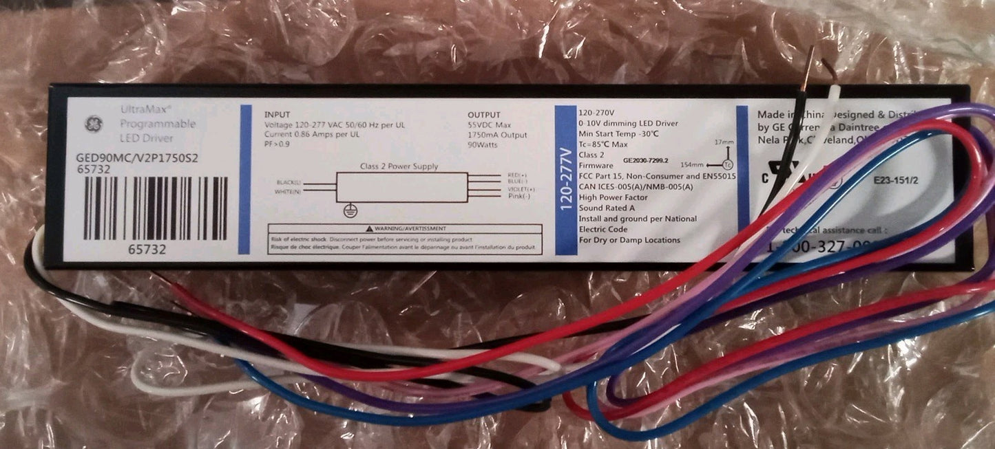 GE Ultramax Programmable LED Driver 93062626
