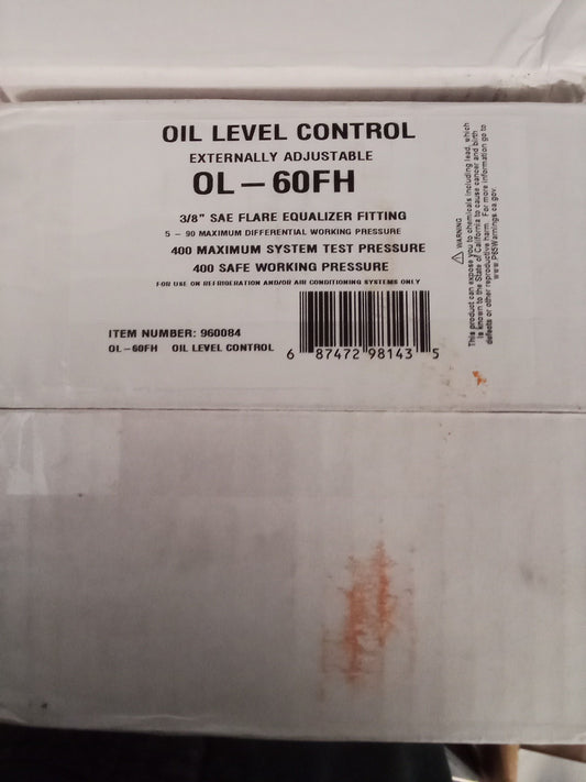Sporlan 960084 Oil Level Control 3 Bolt Flange OL-60FH NEW! FREE SHIPPING!