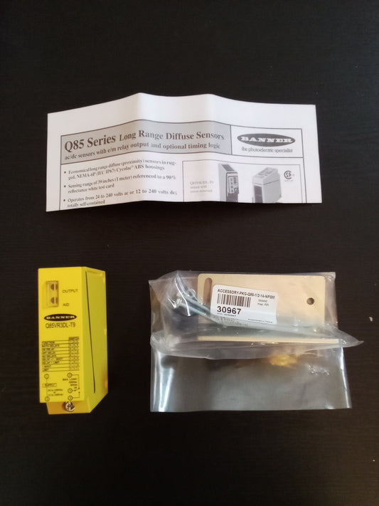 Banner Q85VR3DL-T9 Photoelectric Sensor 31537